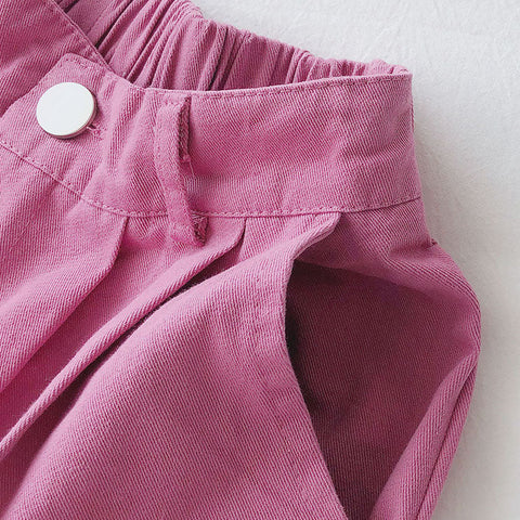Rainbow Denim Everyday Shorts