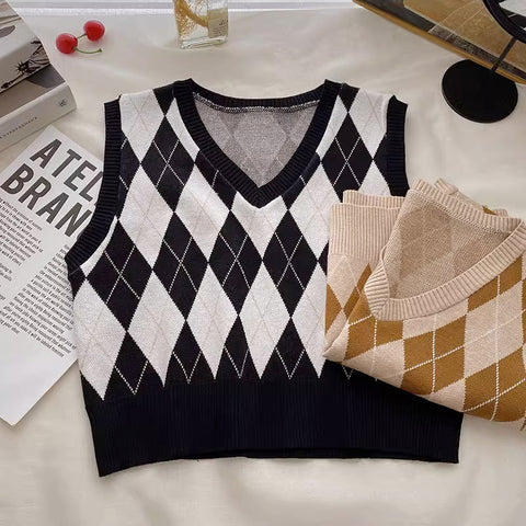 Argyle Varsity Vest