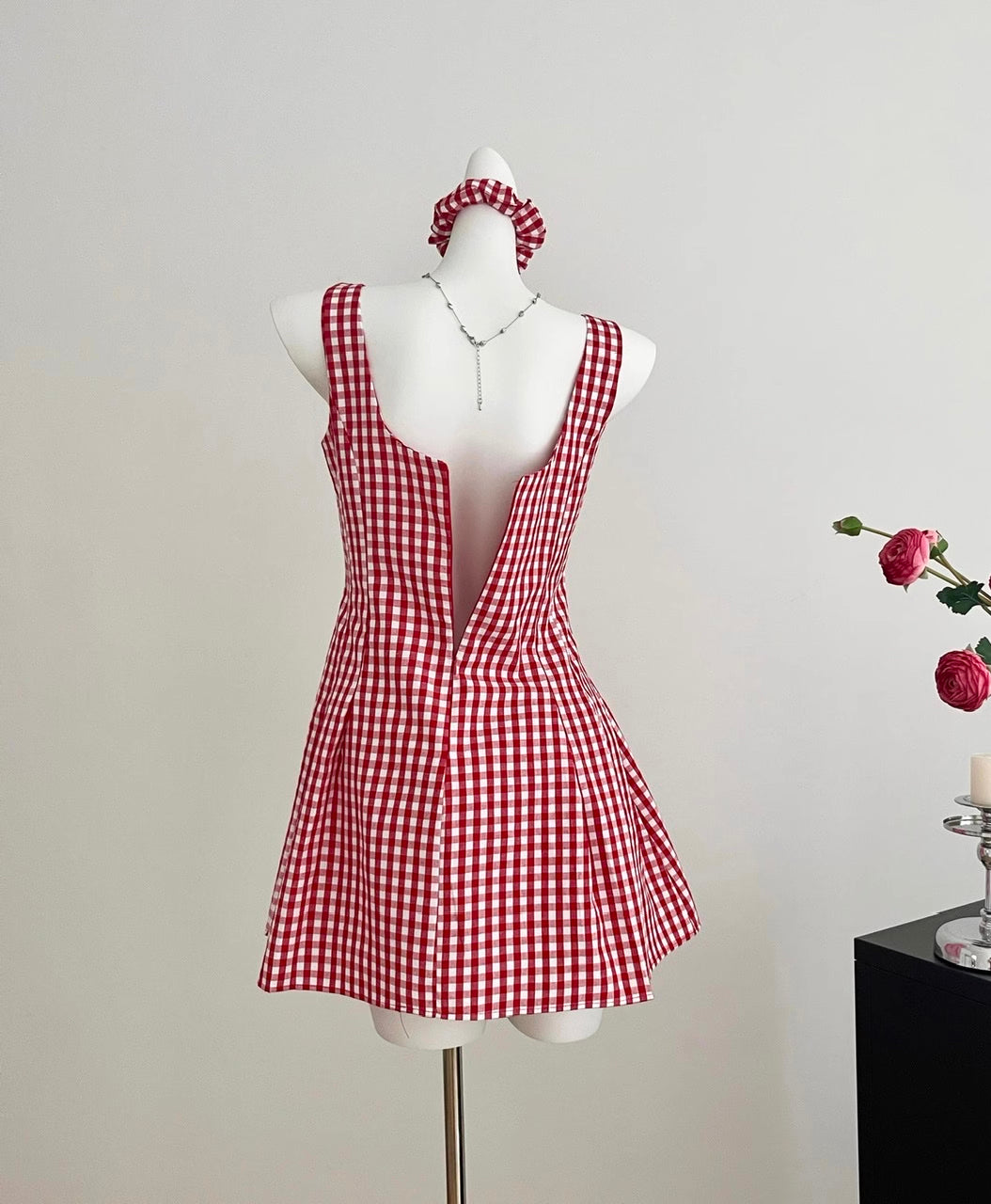 Candy Shop – Minikleid mit Vichy-Karomuster