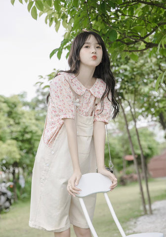 Blusa de jardín pastel