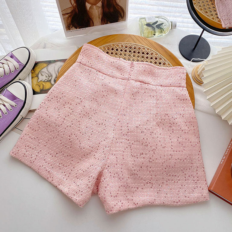 Diamante Tweed Shorts