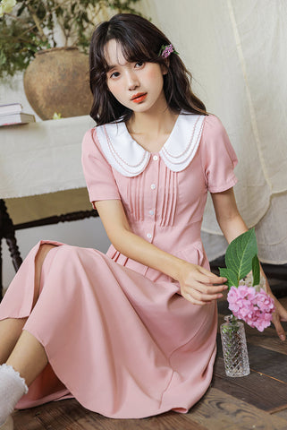 Three's A Charm Button Up Dress