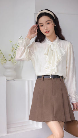 Cascade Front Blouse