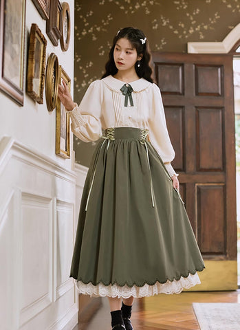 Conjunto de blusa y falda Evergarden