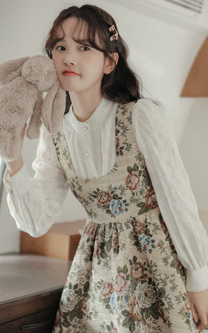 Rustic Rose Babydoll Dress