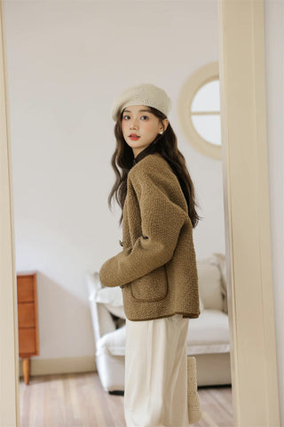 Boucle Knit Jacket