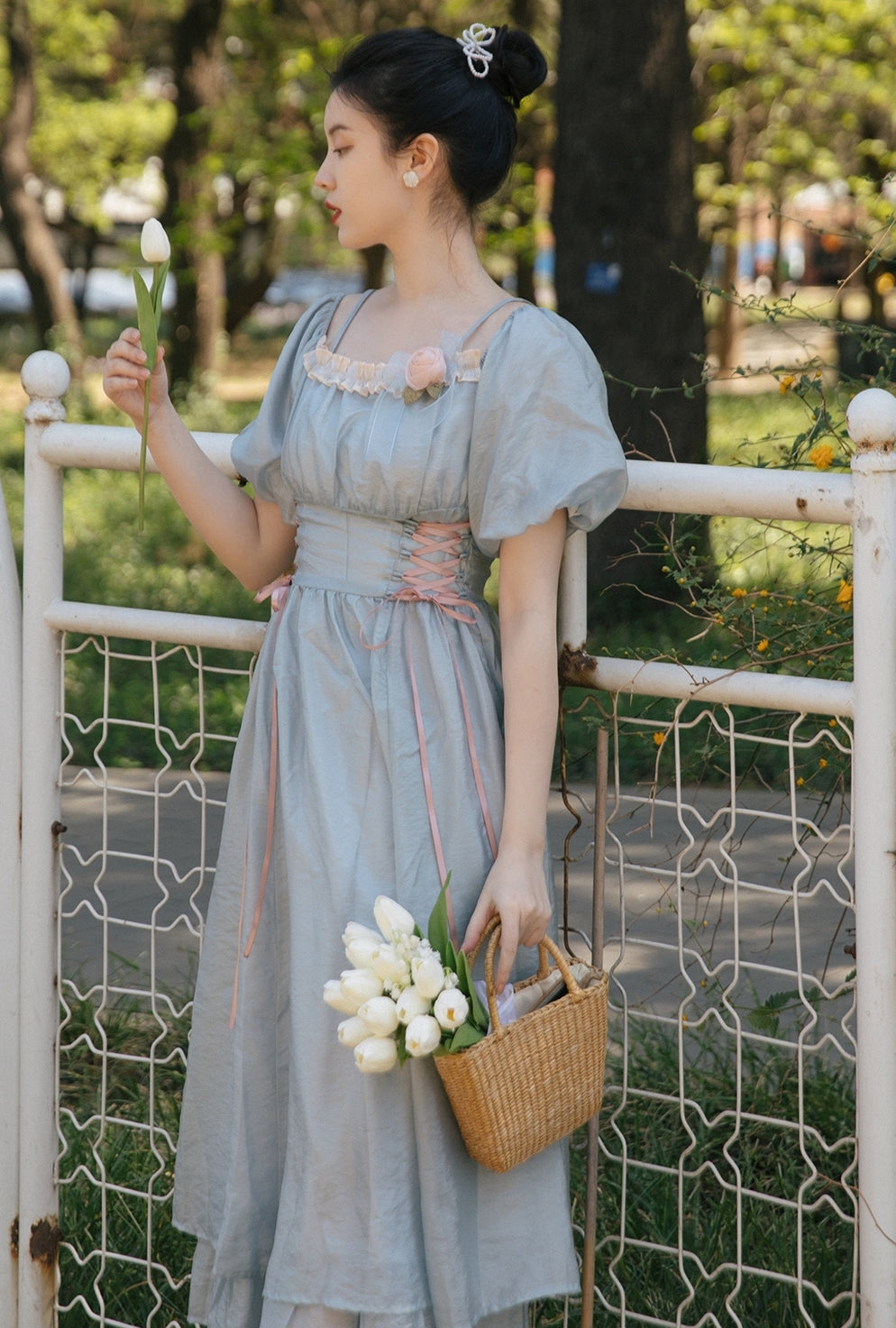 Vestido midi Ella Rose