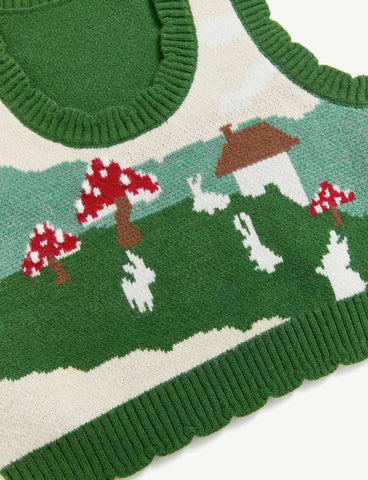 Mushroom Bunny Vest
