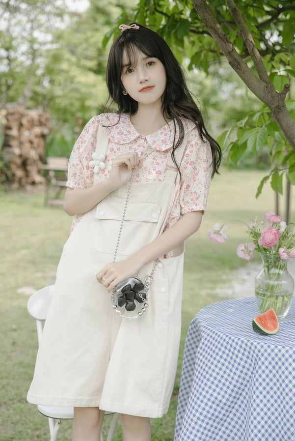Blusa de jardín pastel