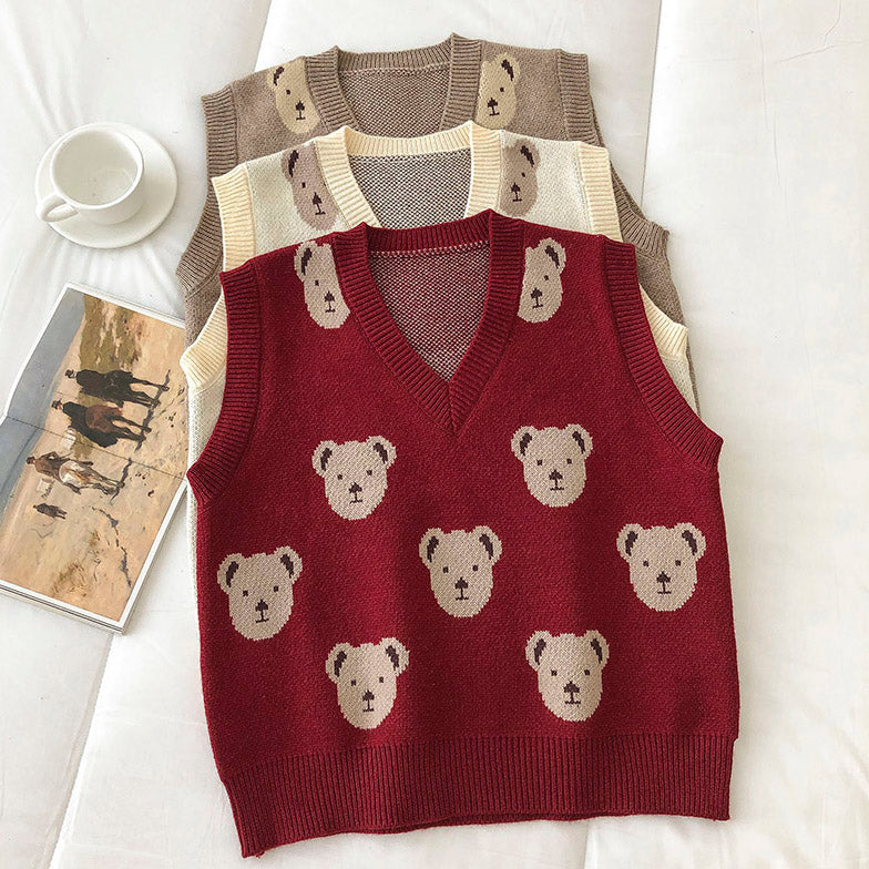 Bear Necessities Sweater Vest