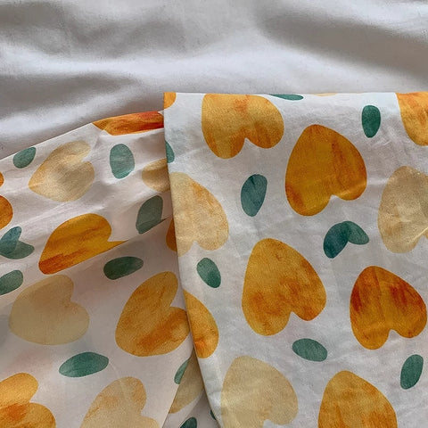 Painted Hearts Printed Blouse