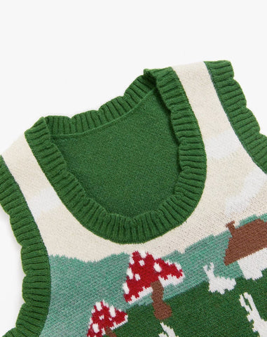 Mushroom Bunny Vest