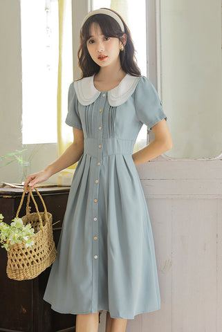 Three's A Charm Button Up Dress