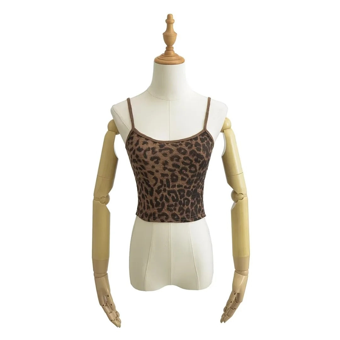 Vintage Logo Print Tie Back Corset Top