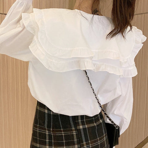 Double Collar Button Up Shirt