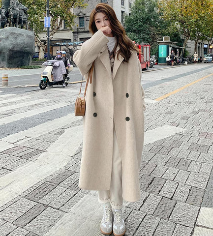 Basic Faux Wool Coat