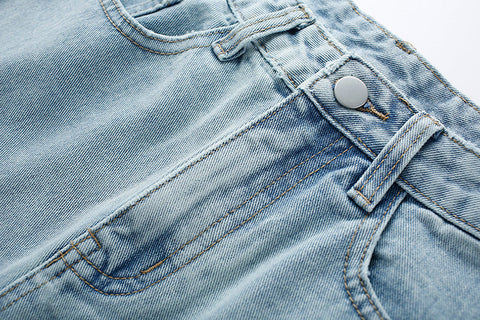Tulip Tips Embroidered Shorts