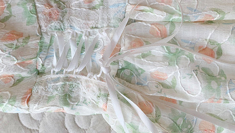 Vestido camisola con estampado de jardín de acuarela