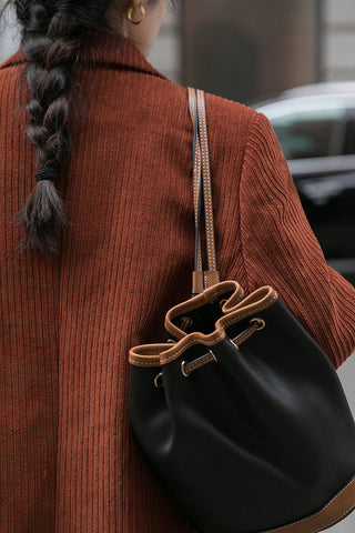 Corduroy Double Breasted Blazer Jacket