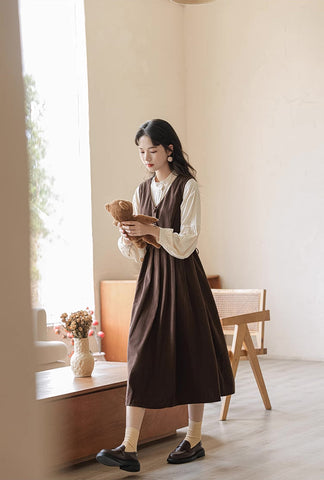 Basic Corduroy Pinafore