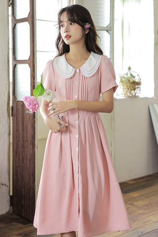 Three's A Charm Button Up Dress