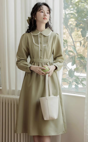 Sunday Tea – Langärmliges Midikleid