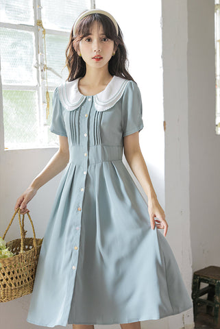 Three's A Charm Button Up Dress