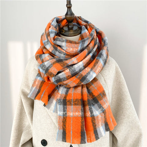 Fall Plaid Scarf