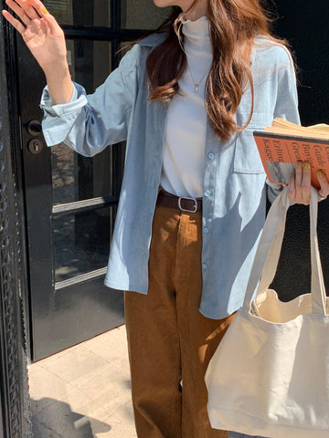 Corduroy Button Up Shirt