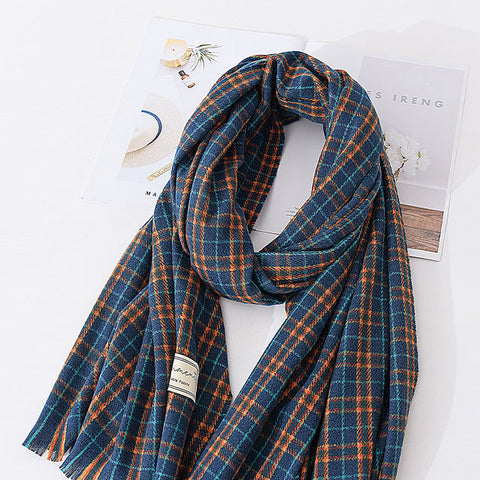 Cozy Fall Plaid Scarf
