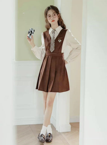 Love Note Mini Pinafore Set