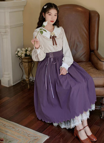 Conjunto de blusa y falda Evergarden