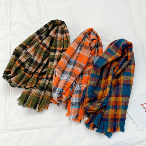 Fall Plaid Scarf