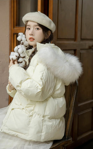 Little Bow Puffer Jacket