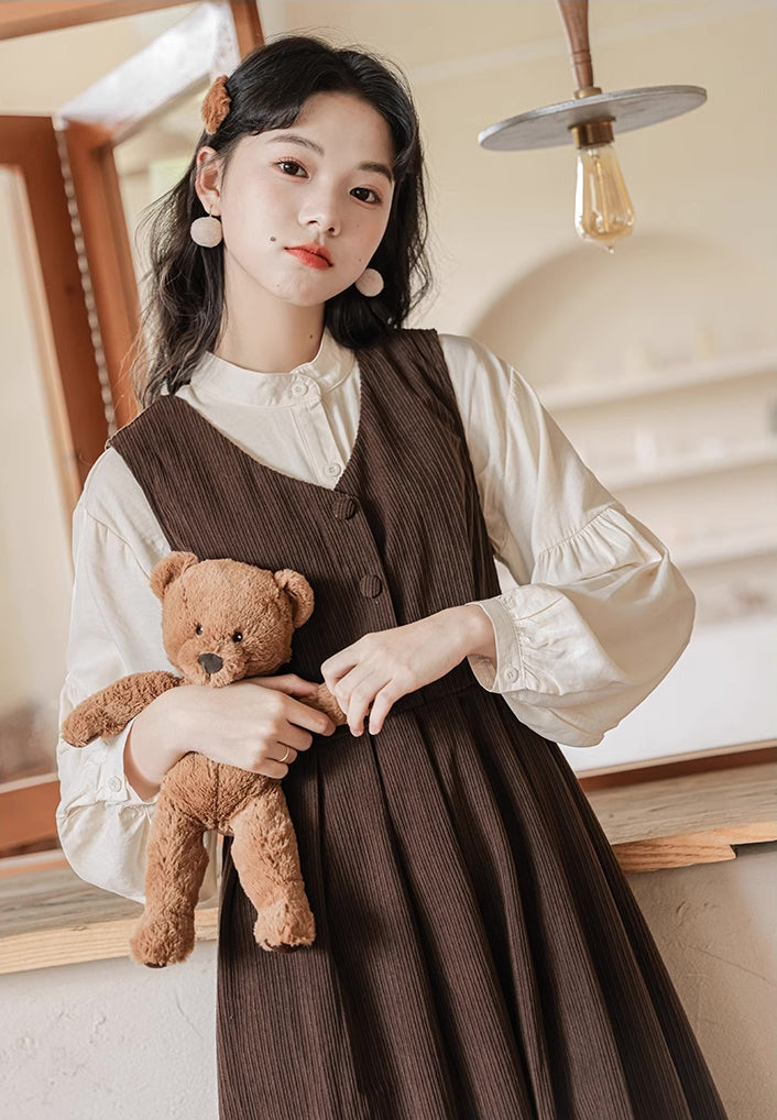 Basic Corduroy Pinafore