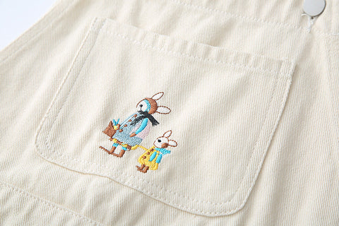 Rabbit Walks Short Overalls