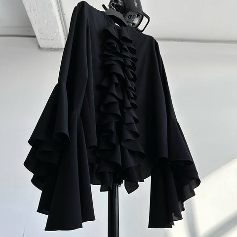 White Chiffon Blouse Elegant Spring Top