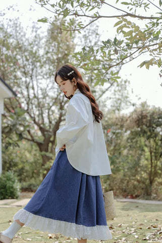 Floral Bouquet Embroidered Blouse