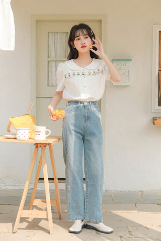 Daisy Chain Scalloped Blouse