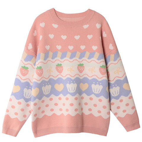 Strawberry Cupcake Sweater