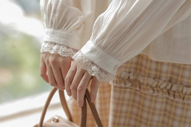 Bertha Lace Collar Blouse