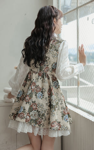 Rustic Rose Babydoll Dress