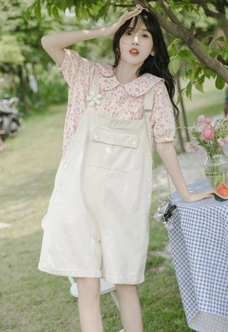 Blusa de jardín pastel