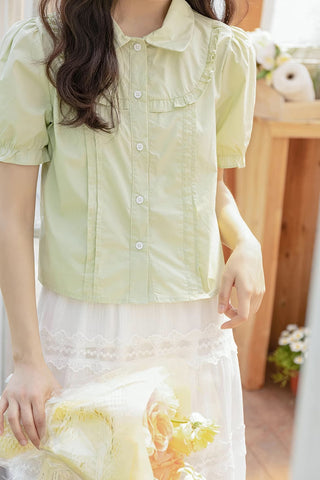Zesty Puff Sleeve Blouse