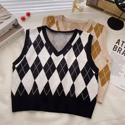 Argyle Varsity Vest