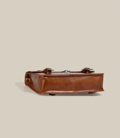 Classic Buckle Satchel Bag