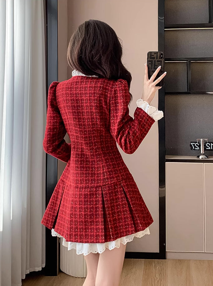 Ruby Love Tweed-Minikleid