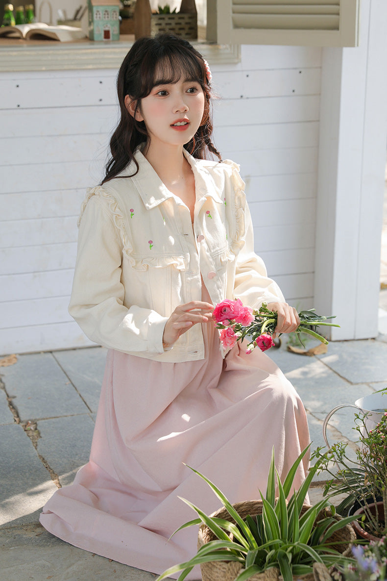 Budding Blossoms Cropped Jacket