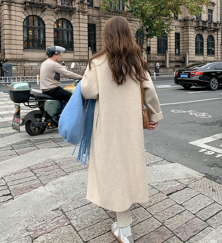 Basic Faux Wool Coat