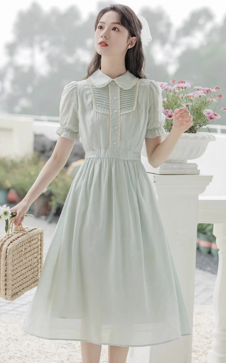 Vestido midi para el té del domingo